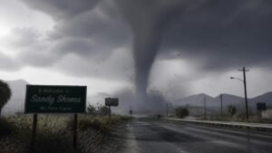 Illustration éditoriale de GTA 5 : un mod ajoute d’énormes tornades avec TornadoV