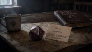 Illustration éditoriale de Baldur’s Gate 3 et Disco Elysium célèbrent l’échec drôle en RPG
