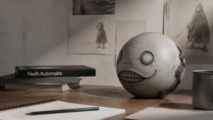 Illustration éditoriale de NieR : Yoko Taro a réalisé ses rêves mais continue pour prévenir la démence