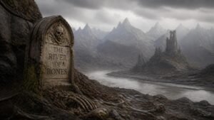 Illustration éditoriale de Warhammer The Old World : coulisses lore de The River of Bones