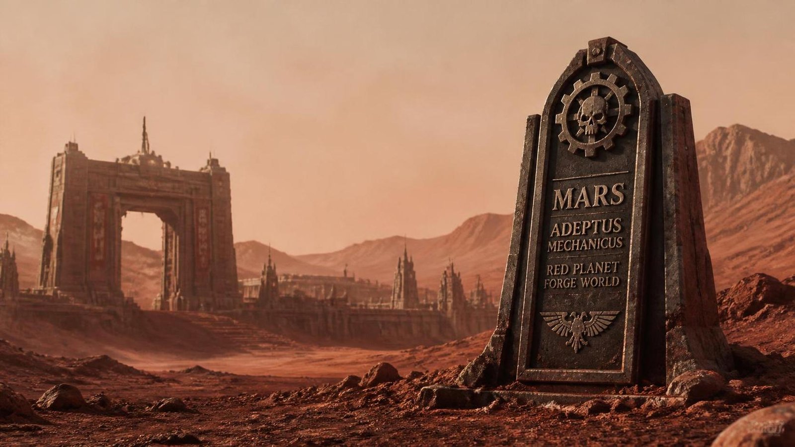 Illustration éditoriale de Warhammer 40,000 The Scouring : Wrath of Terra dévoilé, cap sur Mars