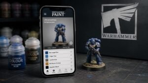 Illustration éditoriale de Warhammer Paint Warhammer App : nouvelles fonctions et langues élargies