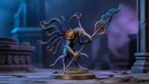 Illustration éditoriale de Warhammer Age of Sigmar et 40,000 : démons de Tzeentch en Made to Order