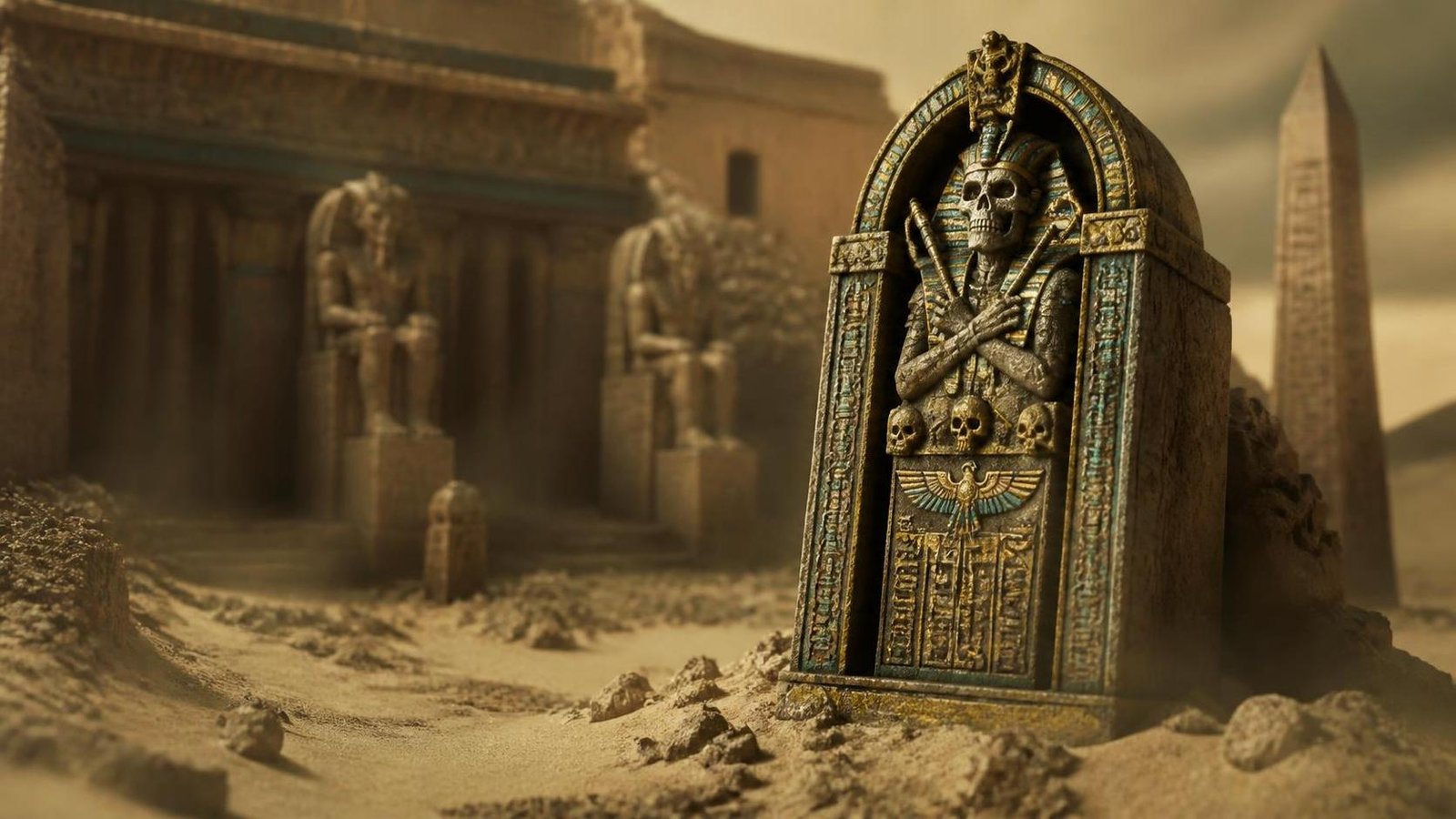 Illustration éditoriale de Warhammer The Old World : les plus belles œuvres des Tomb Kings