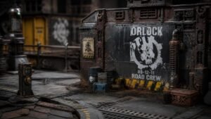 Illustration éditoriale de Necromunda : les Orlocks dominent les routes, nouveautés en vue