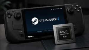 Illustration éditoriale de Steam Deck 2 pourrait adopter l’APU AMD Gainsborough en N3P