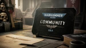 Illustration éditoriale de Warhammer 40,000 Community répond à vos questions du Big Autumn Preview