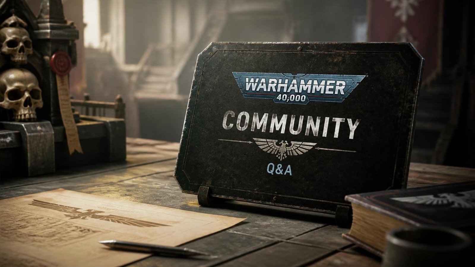Illustration éditoriale de Warhammer 40,000 Community répond à vos questions du Big Autumn Preview