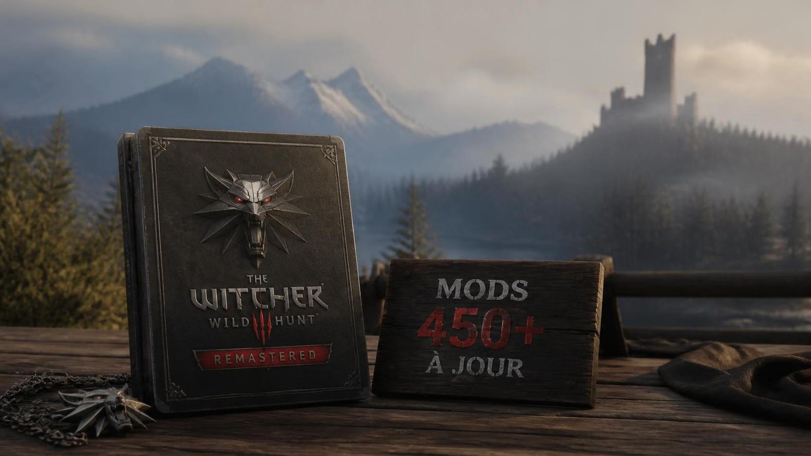 Illustration éditoriale de The Witcher 3 Remastered : plus de 450 mods déjà à jour