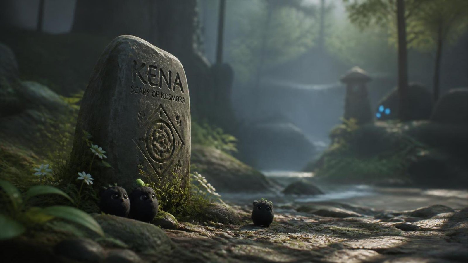 Illustration éditoriale de Kena: Scars of Kosmora sort en 2027, détails de l’aventure