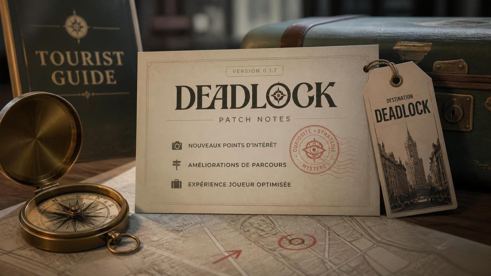 Illustration éditoriale de Deadlock : Valve signe des patch notes touristiques et inspirées