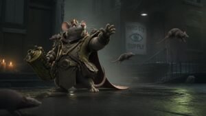 Illustration éditoriale de Deadlock ajoute Rat King avec 100 répliques dédiées à lancer des rats