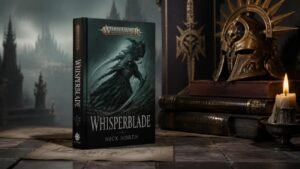 Illustration éditoriale de Warhammer Age of Sigmar : Whisperblade, nouveau roman Black Library