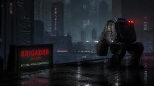 Illustration éditoriale de Brigador Killers mise sur la morale émergente héritée des jeux PC 90s